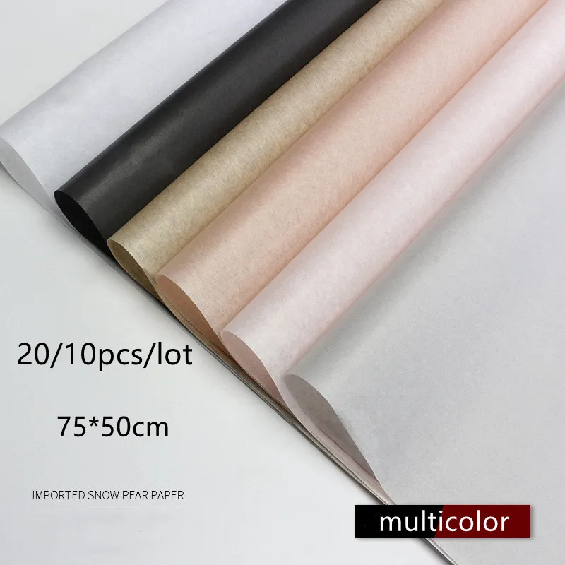 20pcs/lot 50x75cm Tissue Paper DIY Craft Paper Flower Bouquet Wrapping Paper Clothing Packing Gift Packaging Scrapbook Paper
20pcs/lot 50x75cm Tissue Paper DIY Craft Paper Flower Bouquet Wrapping Paper Clothing Packing Gift Packaging Scrapbook Paper