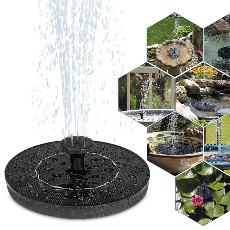 Solar Water Fountain 1w Mini Portable Floating Fountain Pump with 10 Nozzles for Garden Backyard Pond Outdoor
Solar Water Fountain 1w Mini Portable Floating Fountain Pump with 10 Nozzles for Garden Backyard Pond Outdoor