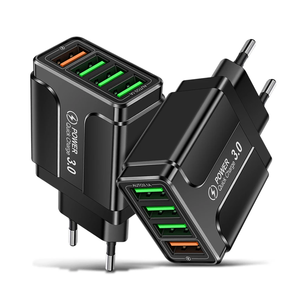 45W USB Charger QC 3.0 Quick Charge EU US UK Plug Adapter For iPhone 12 Xiaomi 11 Samsung Mobile Phone Wall Charging USB Charger
45W USB Charger QC 3.0 Quick Charge EU US UK Plug Adapter For iPhone 12 Xiaomi 11 Samsung Mobile Phone Wall Charging USB Charger