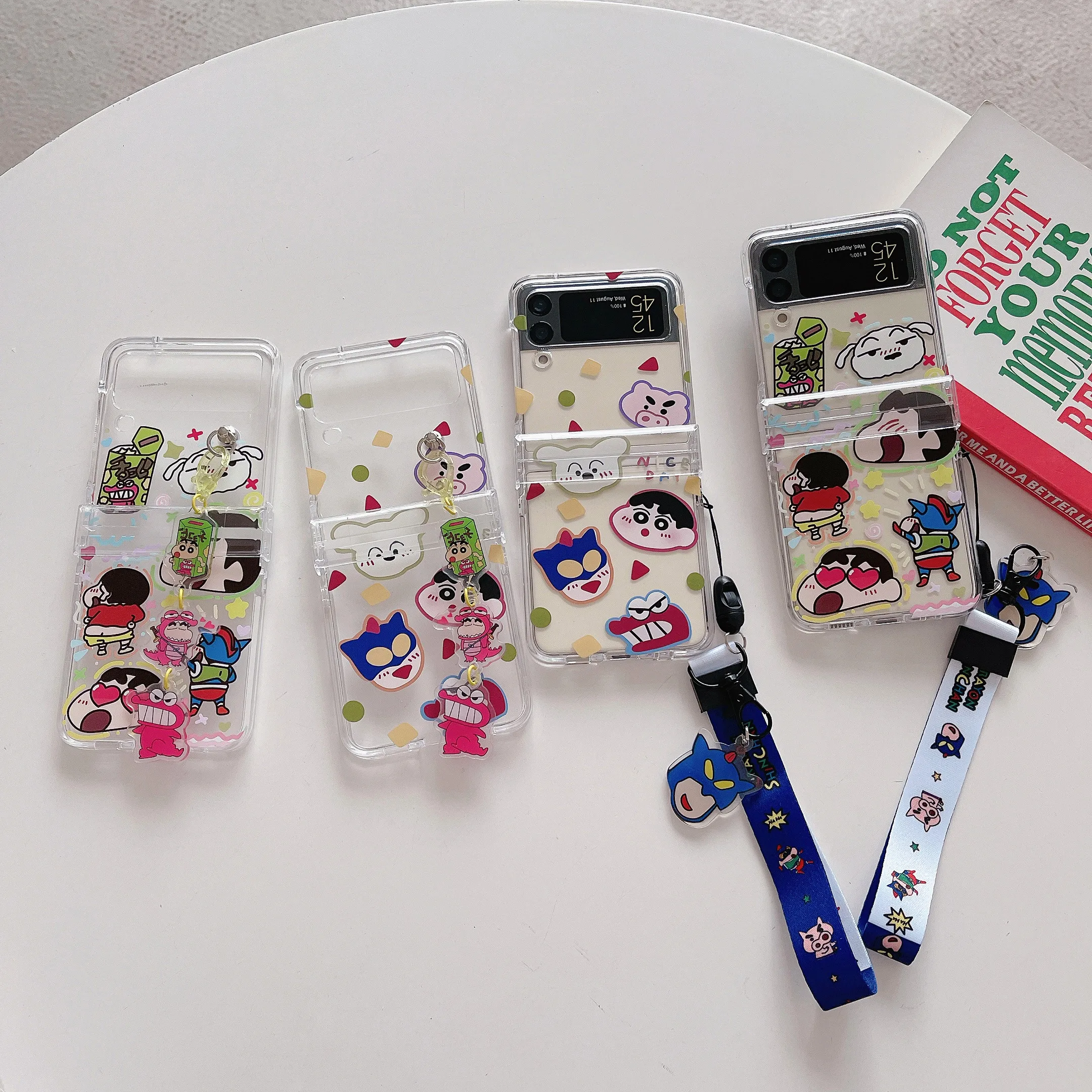Cute Cartoon Crayons Shinchans Phone Case For Samsung Galaxy Z Flip 3 4 5G ZFlip3 ZFlip4 Flip3 Flip4 Cover With Lanyard
Cute Cartoon Crayons Shinchans Phone Case For Samsung Galaxy Z Flip 3 4 5G ZFlip3 ZFlip4 Flip3 Flip4 Cover With Lanyard