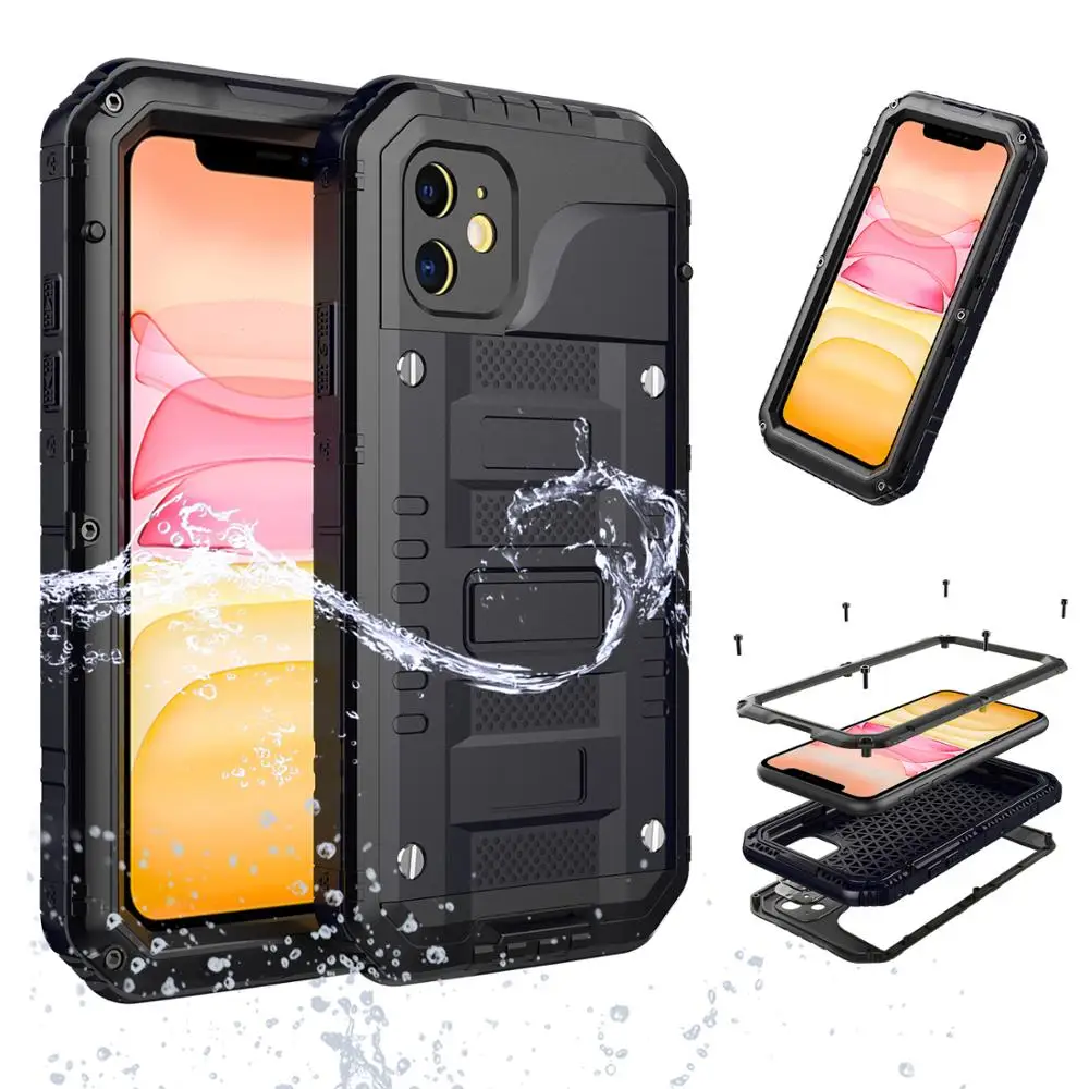Полностью защищающий водонепроницаемый чехол для iphone 11, чехол Coque Funda для iphone 11 pro max, Защитный металлический чехол Doom для больших нагрузок, 360
Полностью защищающий водонепроницаемый чехол для iphone 11, чехол Coque Funda для iphone 11 pro max, Защитный металлический чехол Doom для больших нагрузок, 360