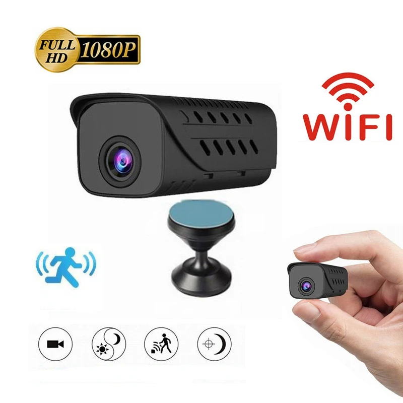 1080P Mini Camera H9 WIFI ip cam Motion Detection Night Vision Smart Home Security Camcorder Remote View Suport 128GB TF Card
1080P Mini Camera H9 WIFI ip cam Motion Detection Night Vision Smart Home Security Camcorder Remote View Suport 128GB TF Card