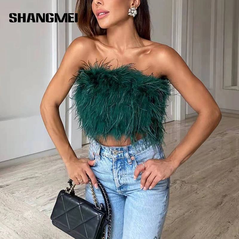 New Arrival Women Sexy Furry Tops Camis Women Casual Tank Tops Female 2022 Chic Sleeveless With Feather Tunic Vest
New Arrival Women Sexy Furry Tops Camis Women Casual Tank Tops Female 2022 Chic Sleeveless With Feather Tunic Vest