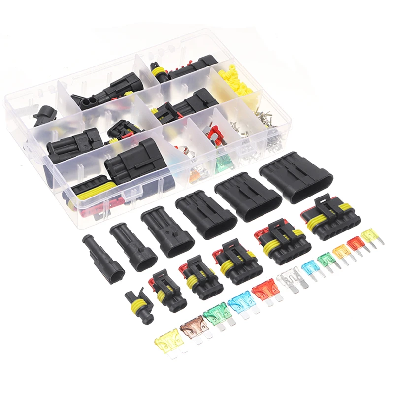 240x 12V Car Electrical Wire Terminals Connectors Assortment Kit for Motorcycle Scooter Car Waterproof Connection Wire Set Parts
240x 12V Car Electrical Wire Terminals Connectors Assortment Kit for Motorcycle Scooter Car Waterproof Connection Wire Set Parts