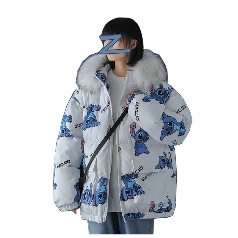 Disney Smile Female Winter Women's Parkas Coats Hooded Collar Thick Section Girl Warm Winter Jackets Snow Coat Jacket
Disney Smile Female Winter Women's Parkas Coats Hooded Collar Thick Section Girl Warm Winter Jackets Snow Coat Jacket