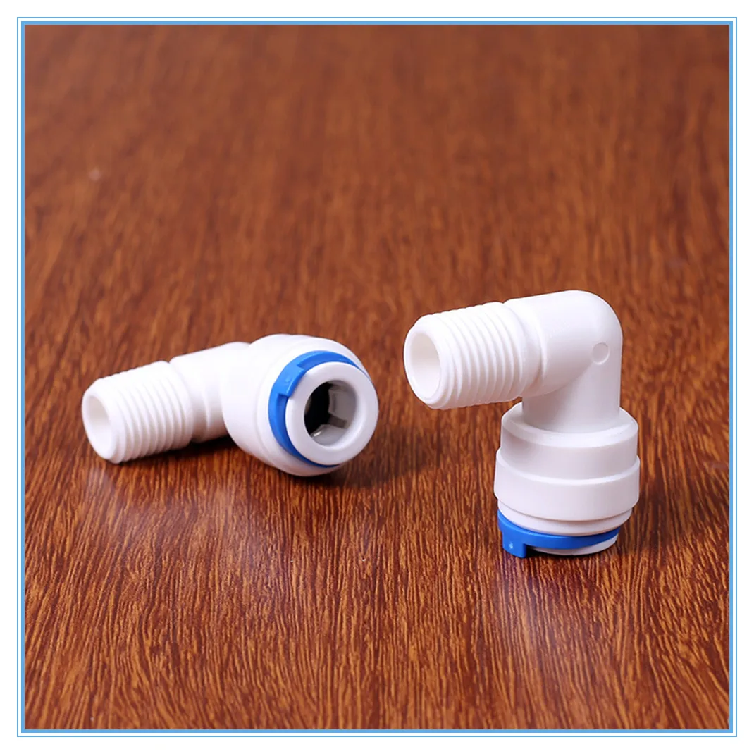5pc 1/4" Male Thread - 3/8" OD Tube PE Pipe Fitting Hose Elbow Quick Connector Aquarium RO Water Filter Reverse Osmosis System
5pc 1/4" Male Thread - 3/8" OD Tube PE Pipe Fitting Hose Elbow Quick Connector Aquarium RO Water Filter Reverse Osmosis System