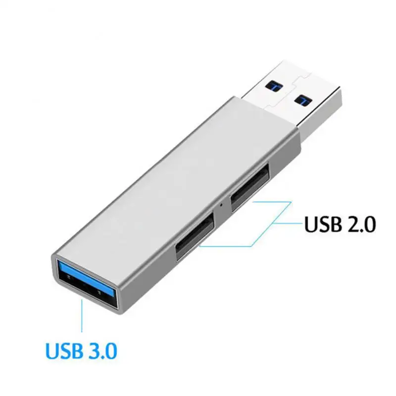 

USB-разветвитель из цинкового сплава, многофункциональный разветвитель типа c, адаптер для быстрой передачи данных, USB-удлинитель с 3 портами для ноутбуков и ПК, компьютерные аксессуары