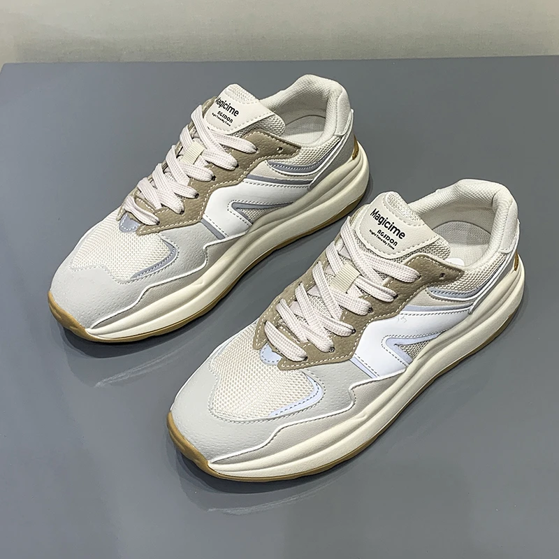 Women's Sneakers Casual Platform Shoes 2022 Spring Autumn New Vulcanized Shoes Fashion Running Shoes Beige Zapatillas Mujer
Women's Sneakers Casual Platform Shoes 2022 Spring Autumn New Vulcanized Shoes Fashion Running Shoes Beige Zapatillas Mujer