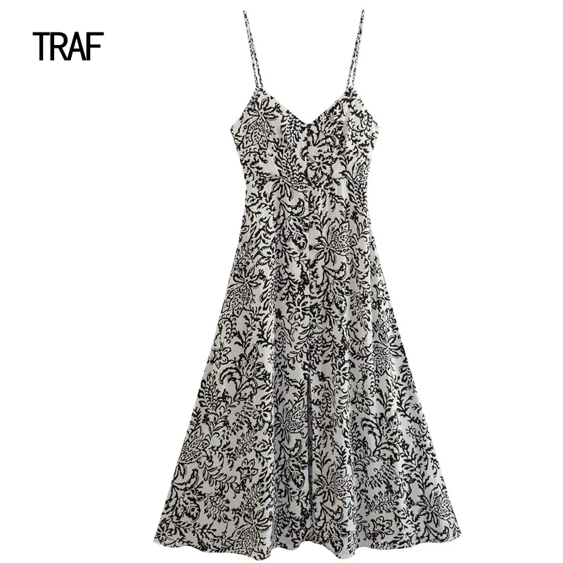 TRAF Woman Print Slip Dress 2023 Summer White Backless Boho Beach Ladies Long Dresses Sexy Korean Fashion Female Floral Dresses
TRAF Woman Print Slip Dress 2023 Summer White Backless Boho Beach Ladies Long Dresses Sexy Korean Fashion Female Floral Dresses