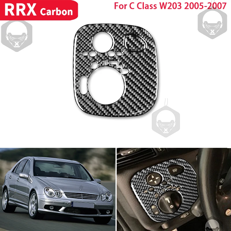 Интерьер автомобиля RRX для Mercedes-Benz W203 C-Class 2005-2007, наклейки из натурального углеродного волокна на переключатель фары, отделка, автомобильные ...
Интерьер автомобиля RRX для Mercedes-Benz W203 C-Class 2005-2007, наклейки из натурального углеродного волокна на переключатель фары, отделка, автомобильные ...
