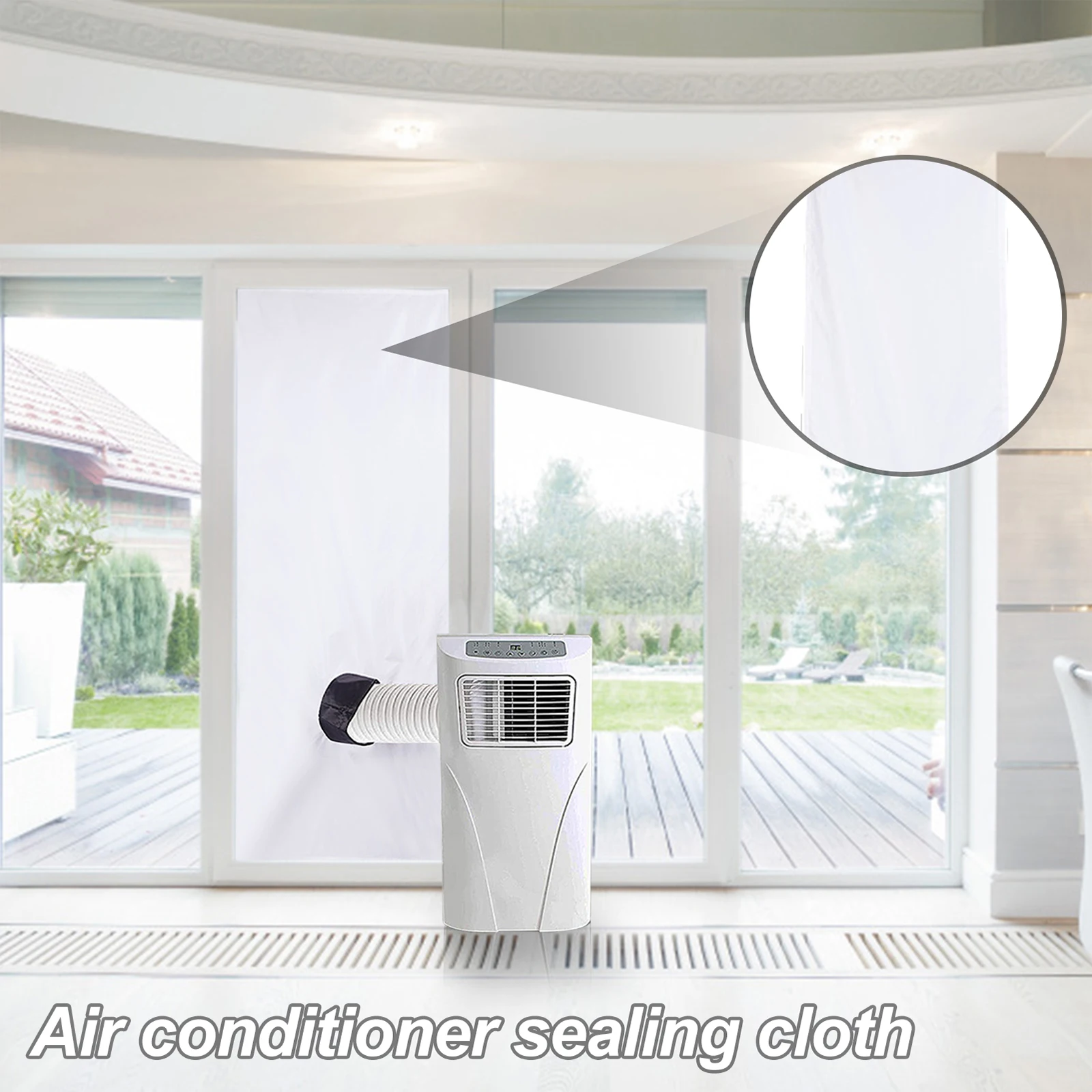 Brand New Air Conditioner Seals Waterproof White+black With Adjustable Couplers Airlock Conditioner Seal Kits Home
Brand New Air Conditioner Seals Waterproof White+black With Adjustable Couplers Airlock Conditioner Seal Kits Home
