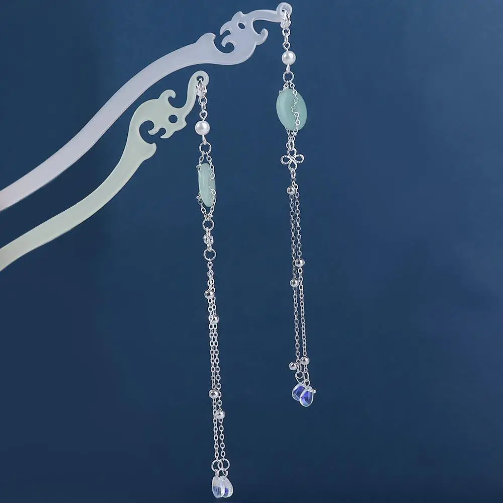 Hair Fork Gift Photograph Props Ping'an Buckle Pendant Acetic Acid Hair Stick Chinese Hairpin Women Hair Accessories 
Hair Fork Gift Photograph Props Ping'an Buckle Pendant Acetic Acid Hair Stick Chinese Hairpin Women Hair Accessories