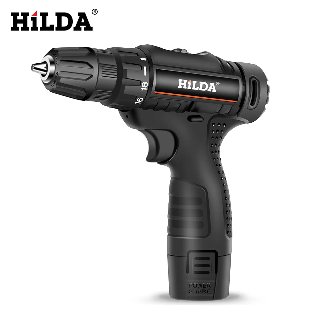 Hilda electric screwdriver lithium electric drill use 12 v impact drill wireless charging screwdriver mechanical
Hilda electric screwdriver lithium electric drill use 12 v impact drill wireless charging screwdriver mechanical