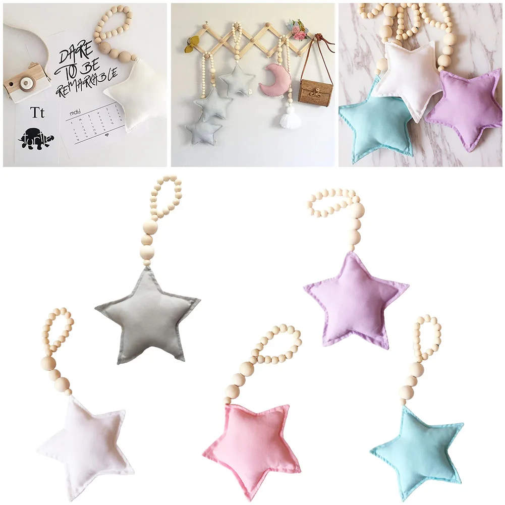 Nordic Boho Room Decor Double Star Moon Wooden Beads Cotton Hanging Wall Decoration Kawaii Kids Baby Bedroom Living Room Decor
Nordic Boho Room Decor Double Star Moon Wooden Beads Cotton Hanging Wall Decoration Kawaii Kids Baby Bedroom Living Room Decor