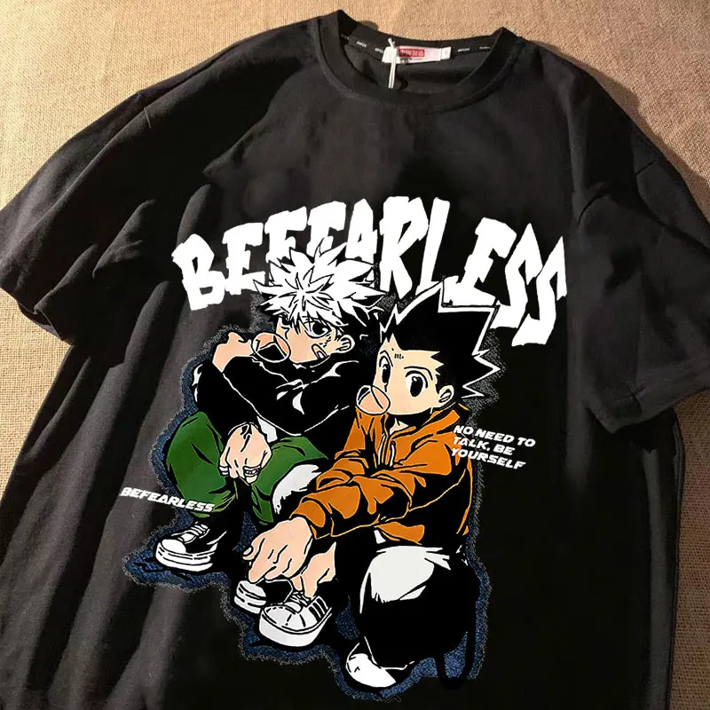 Women's T-shirt Anime T Shirt Hip Hop Streetwear Tops Oversized T Shirt Harajuku Short Sleeve Tee Shirt Black White Woman Tshirt
Women's T-shirt Anime T Shirt Hip Hop Streetwear Tops Oversized T Shirt Harajuku Short Sleeve Tee Shirt Black White Woman Tshirt