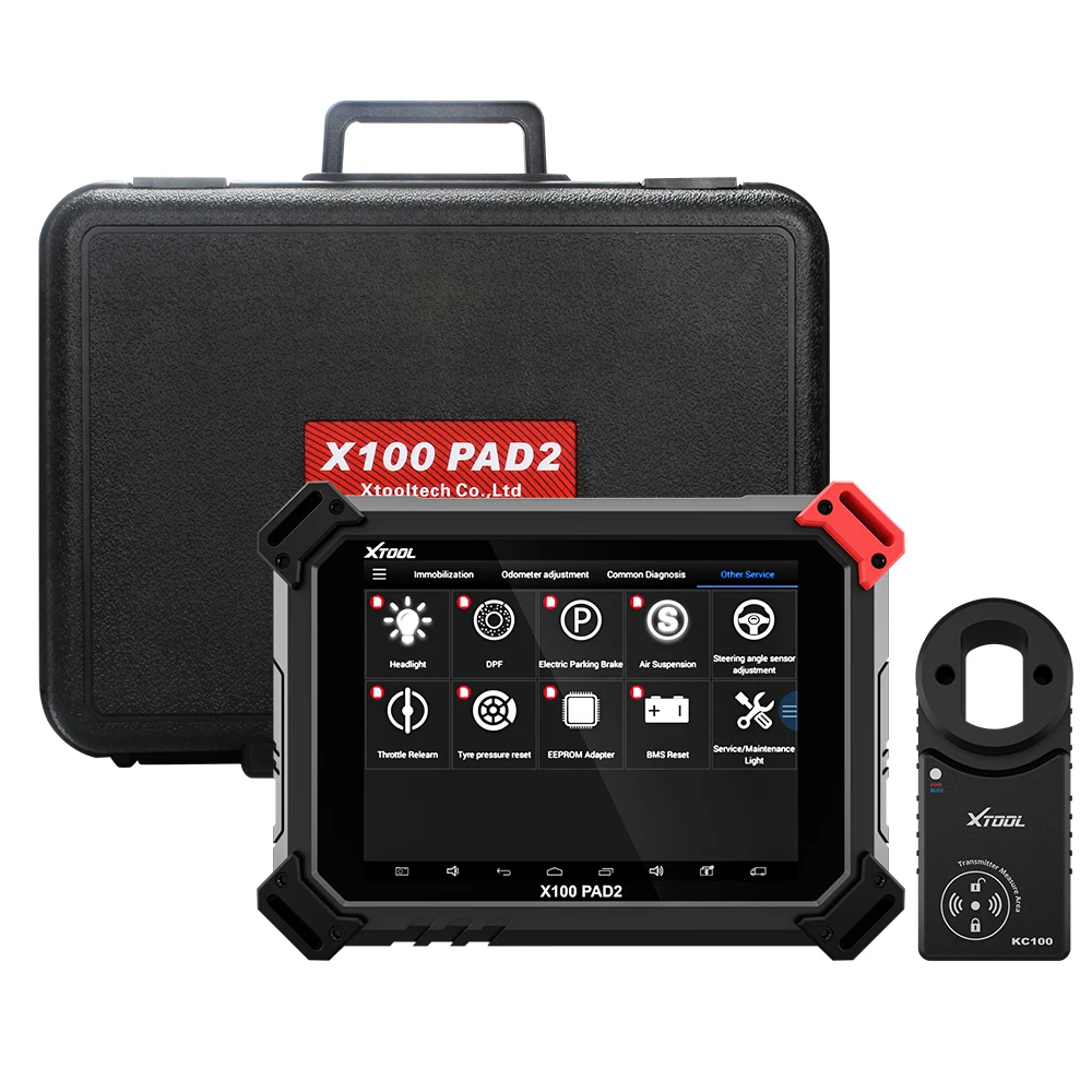 Новинка 2022, автомобильный программатор ключей XTOOL X100 PAD2 Pro OBD2, инструмент IMMO, считыватель кодов, автомобильный диагностический сканер с 23 + сп...
Новинка 2022, автомобильный программатор ключей XTOOL X100 PAD2 Pro OBD2, инструмент IMMO, считыватель кодов, автомобильный диагностический сканер с 23 + сп...