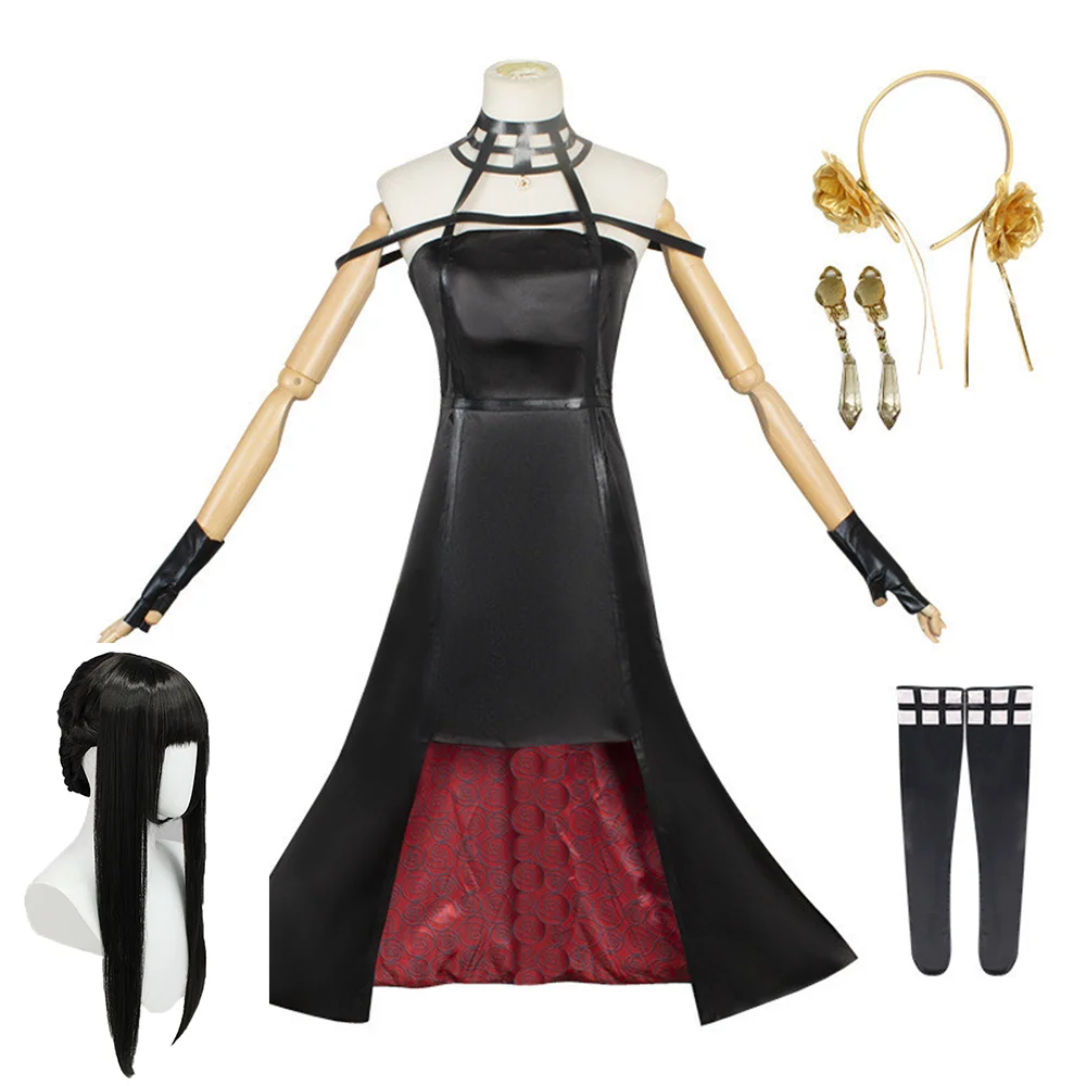 Anime SPY × FAMILY Yor Forger Costume Party Cosplay Wig Black Long Ladies Back Braided Bangs Halloween Synthetic Wig
Anime SPY × FAMILY Yor Forger Costume Party Cosplay Wig Black Long Ladies Back Braided Bangs Halloween Synthetic Wig