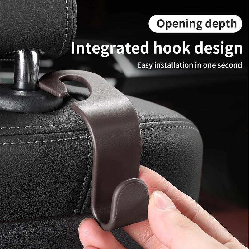 

Universal Car Seat Backrest Hidden Multi-Functional Hook Car Rear Seat Detachable Creative Headrest Small Hooks Storage Holder