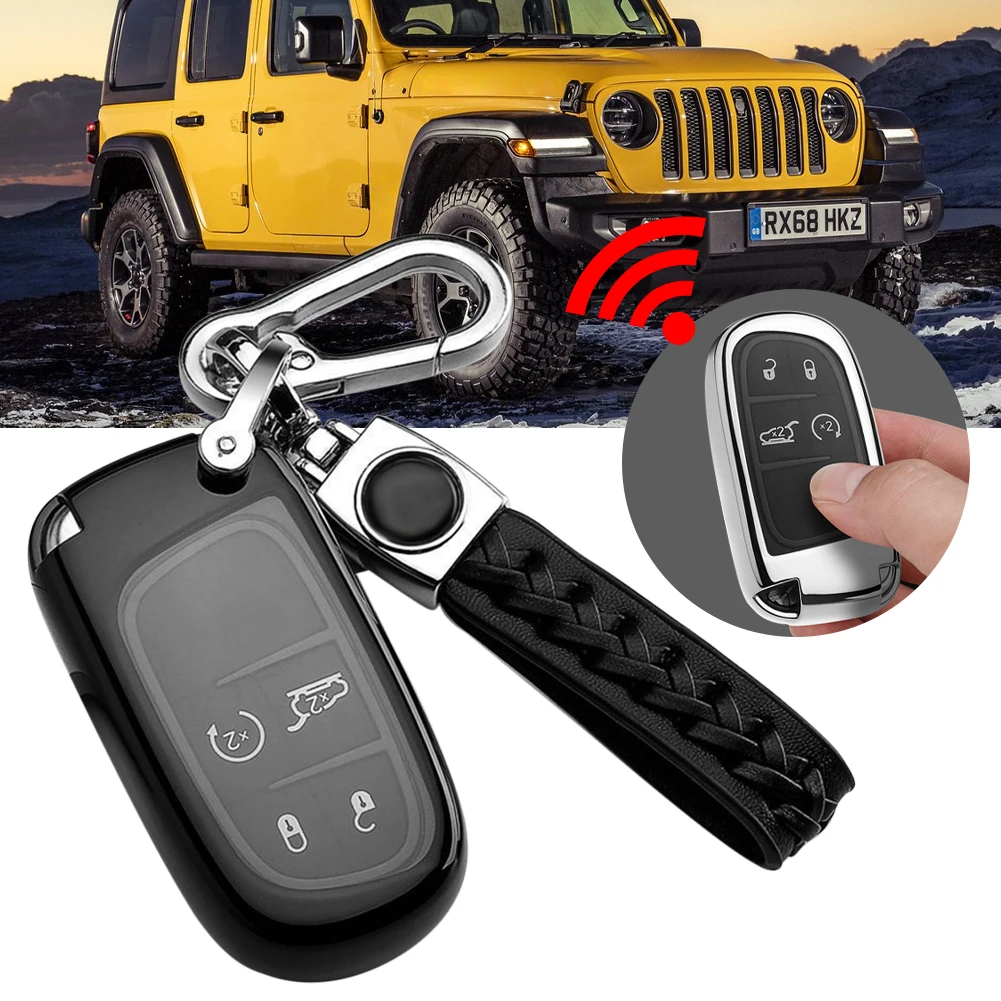 Car Key Cover Soft TPU Fob Cover Protector Scratch-proof for Jeep Grand Cherokee Dodge Challenger Durango Caravan Accessories
Car Key Cover Soft TPU Fob Cover Protector Scratch-proof for Jeep Grand Cherokee Dodge Challenger Durango Caravan Accessories