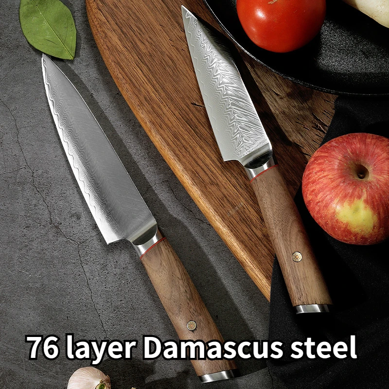 76 layer VG10 Damascus Steel Japanese Knife 67 Layers Chef Knife Walnut Handle Meat Fish Slicing Knife Kitchen Accessories
76 layer VG10 Damascus Steel Japanese Knife 67 Layers Chef Knife Walnut Handle Meat Fish Slicing Knife Kitchen Accessories