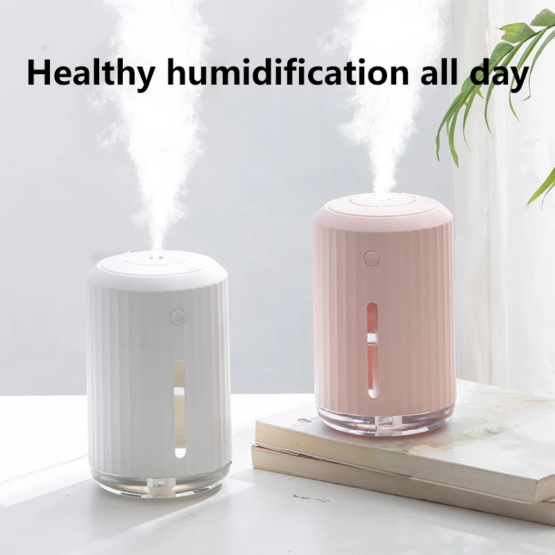 Portable Ultrasonic Air Humidifier Mini Aroma Diffuser 320ML USB Charging LED Light Moisturizing Spray For Home and Car
Portable Ultrasonic Air Humidifier Mini Aroma Diffuser 320ML USB Charging LED Light Moisturizing Spray For Home and Car
