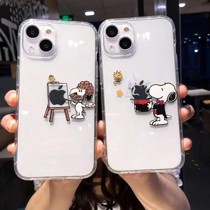 Kawaii Snoopyed Creative Iphone 14 Cartoon Apple 13 Transparent 12Xr/xs/promax Phone Case 6S/8Plus All Inclusive Soft Case
Kawaii Snoopyed Creative Iphone 14 Cartoon Apple 13 Transparent 12Xr/xs/promax Phone Case 6S/8Plus All Inclusive Soft Case