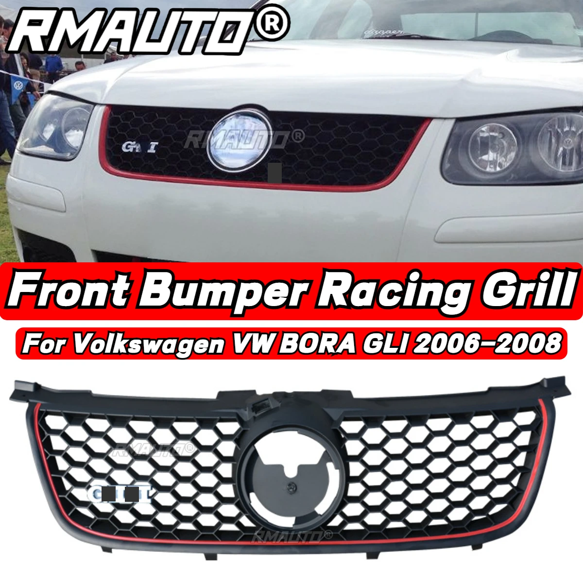 BORA Grill Carbon Fiber Front Bumper Grille Honeycomb Racing Grill Body Kit For Volkswagen VW BORA GLI 2006-2008 Car Accessories
BORA Grill Carbon Fiber Front Bumper Grille Honeycomb Racing Grill Body Kit For Volkswagen VW BORA GLI 2006-2008 Car Accessories
