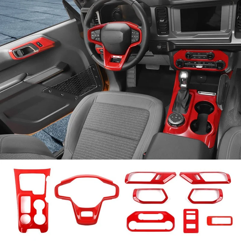 Внутренняя отделка для Ford Bronco 2021 2022, отделка панели переключения передач, отделка рулевого колеса, внутренняя отделка дверной ручки
Внутренняя отделка для Ford Bronco 2021 2022, отделка панели переключения передач, отделка рулевого колеса, внутренняя отделка дверной ручки