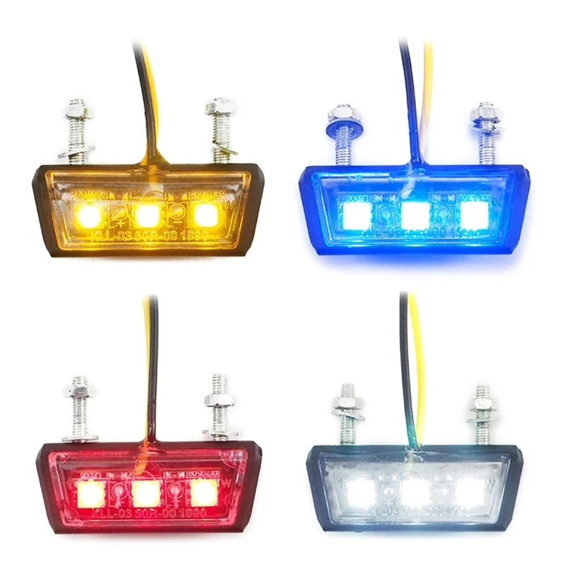 Motorcycle Lighting Accessory: Bright LED Taillight License Plate Light Universal Number Plate Light
Motorcycle Lighting Accessory: Bright LED Taillight License Plate Light Universal Number Plate Light