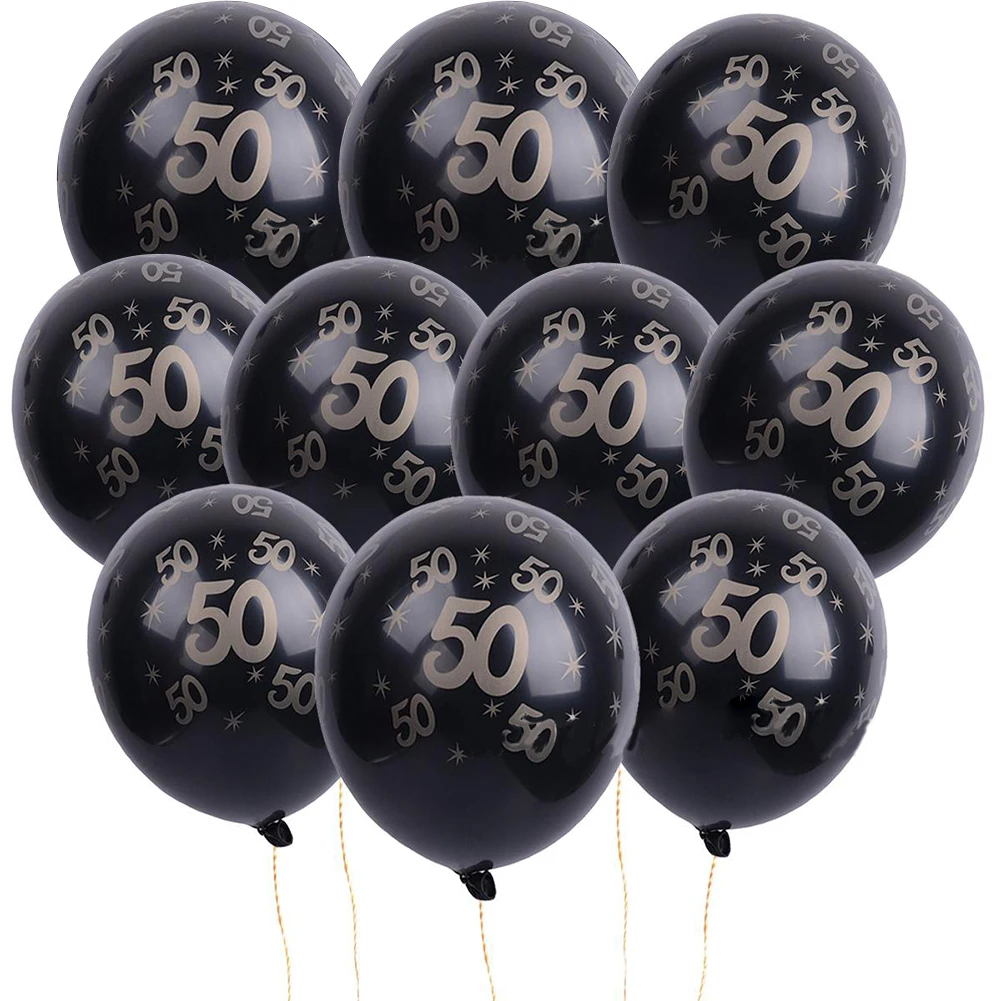 High Quality Balloons 50th Birthday Balloons 10PCS 50th Anniversary Balloons Celebration Balloons Party Decoration
High Quality Balloons 50th Birthday Balloons 10PCS 50th Anniversary Balloons Celebration Balloons Party Decoration