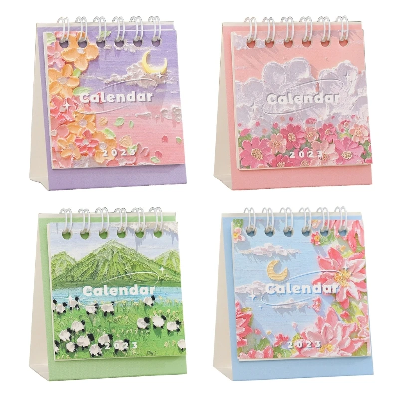 2023 Mini Desk Calendar Month Referance from 10/2022 to 12/2023 Oil Painting Calendar Planner for Office School Desk
2023 Mini Desk Calendar Month Referance from 10/2022 to 12/2023 Oil Painting Calendar Planner for Office School Desk