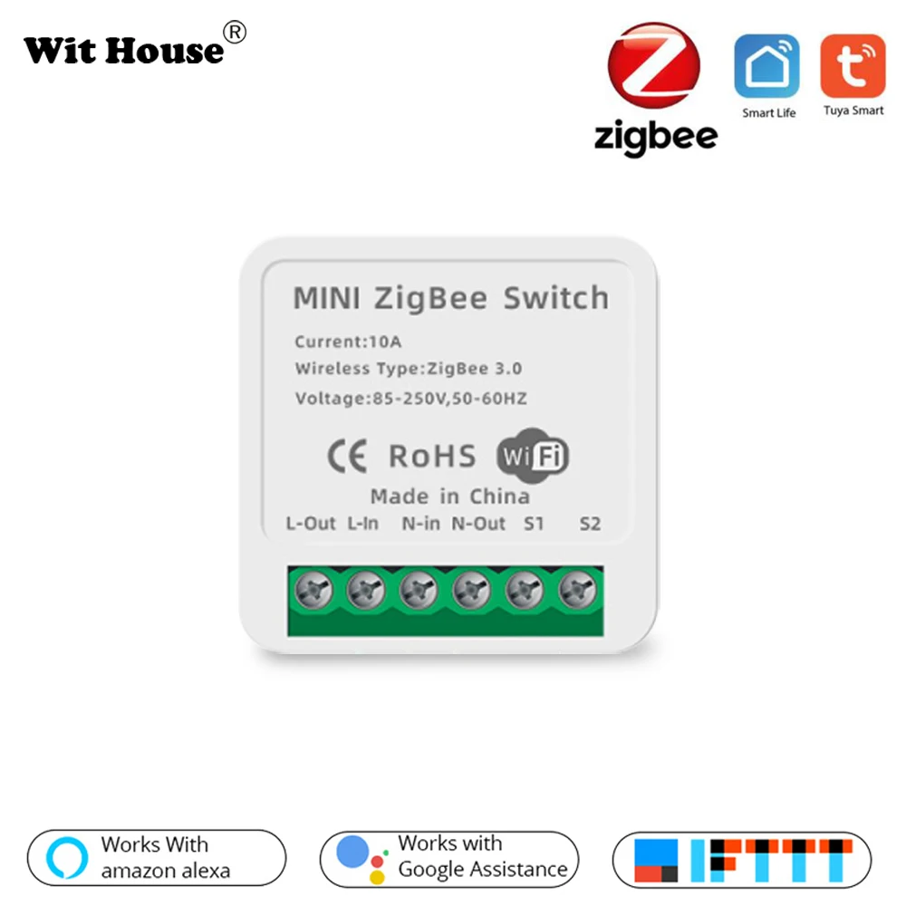 Умный светильник ель света Tuya ZigBee, универсальный, 16 А, с поддержкой Wi-Fi 
Умный светильник ель света Tuya ZigBee, универсальный, 16 А, с поддержкой Wi-Fi