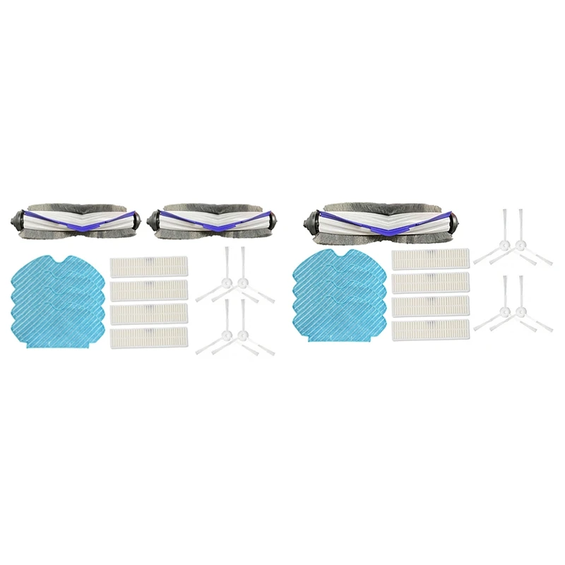 Запчасти для роботов-пылесосов Rowenta Tefal Explorer series 60 RG7447 RG7455 RG7455 Rg7447wh, основная боковая щетка, Hepa фильтр, насадка на швабру 
Запчасти для роботов-пылесосов Rowenta Tefal Explorer series 60 RG7447 RG7455 RG7455 Rg7447wh, основная боковая щетка, Hepa фильтр, насадка на швабру