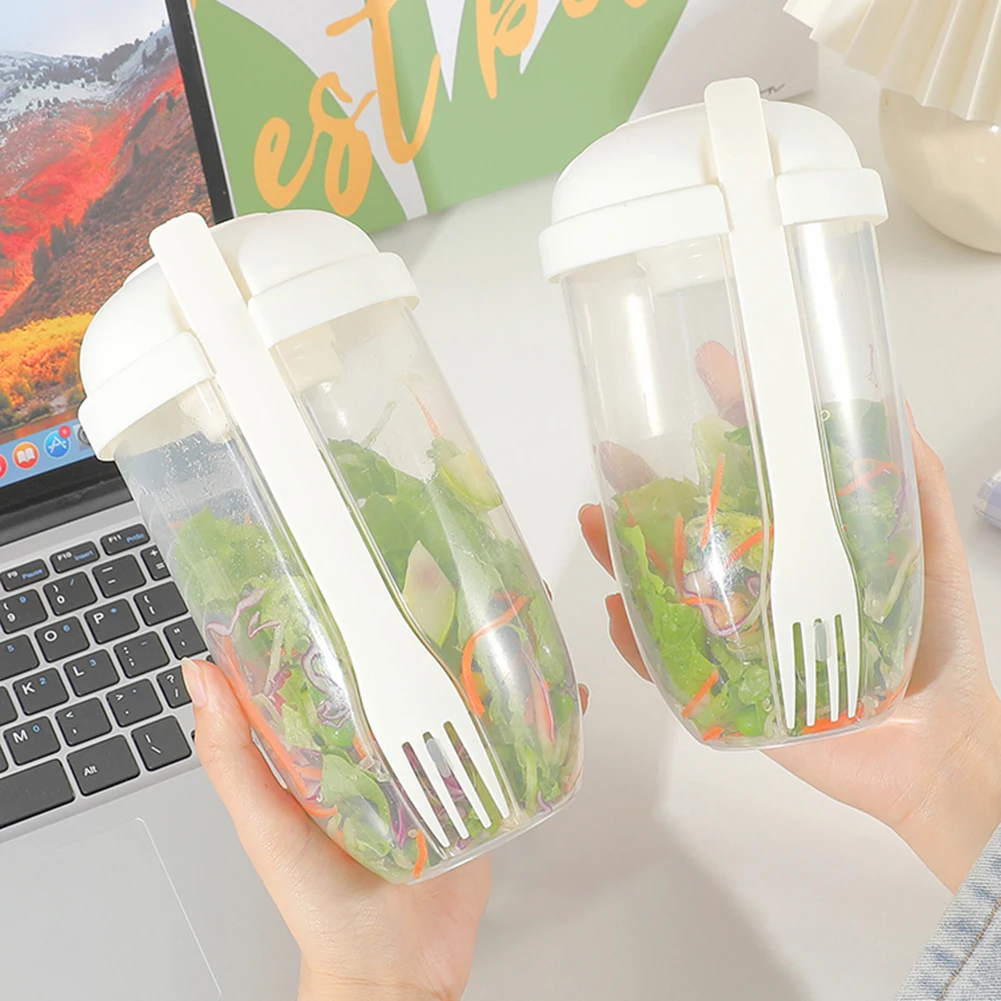 Fresh Salad Cup to Go Container Set with Fork Sauce Cup Portable Picnic Bento Food Box Kitchen Lunch Box Keep Fit Loose Weight
Fresh Salad Cup to Go Container Set with Fork Sauce Cup Portable Picnic Bento Food Box Kitchen Lunch Box Keep Fit Loose Weight