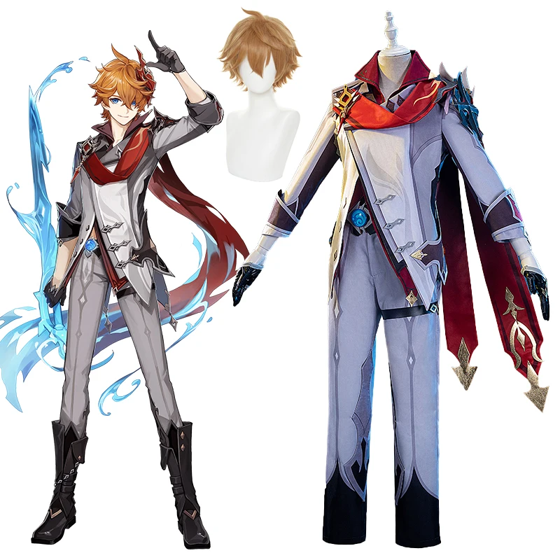 Tartaglia Cosplay Costume game anime genshin impact cosplay clothes wig earring full sets Christmas Party Costume
Tartaglia Cosplay Costume game anime genshin impact cosplay clothes wig earring full sets Christmas Party Costume