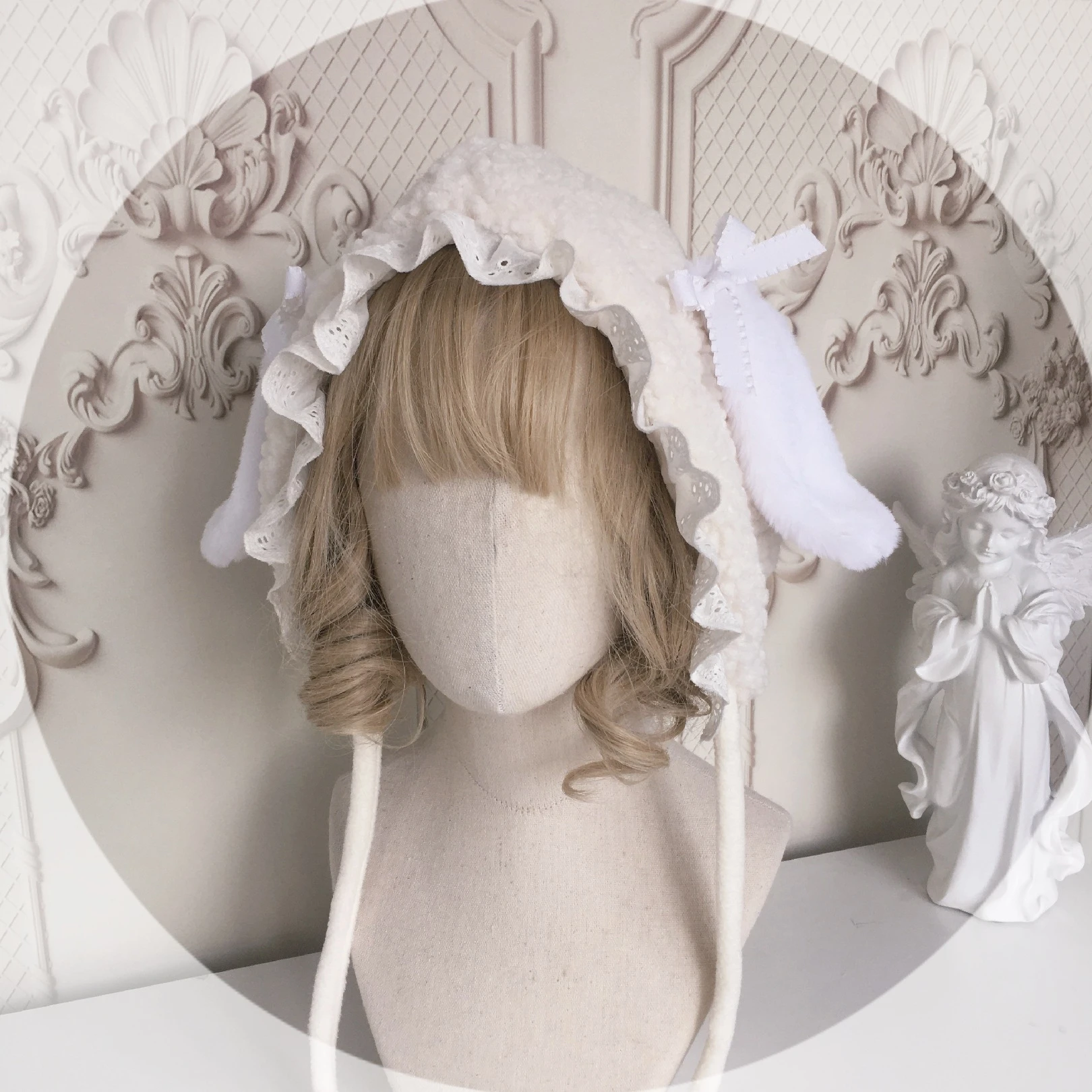 Lolita Autumn Winter Sheep Ear Cute Japanese Soft Sister Baotou Cap Sweet Rabbit Ears Sherpa Hat Keep Warm Hat Accessories Girls
Lolita Autumn Winter Sheep Ear Cute Japanese Soft Sister Baotou Cap Sweet Rabbit Ears Sherpa Hat Keep Warm Hat Accessories Girls