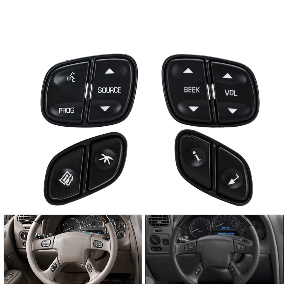 4pcs Car Steering Wheel Radio Volume Control Switch Button Set For Chevrolet For GMC Cadilac Steering Wheel Control Buttons
4pcs Car Steering Wheel Radio Volume Control Switch Button Set For Chevrolet For GMC Cadilac Steering Wheel Control Buttons