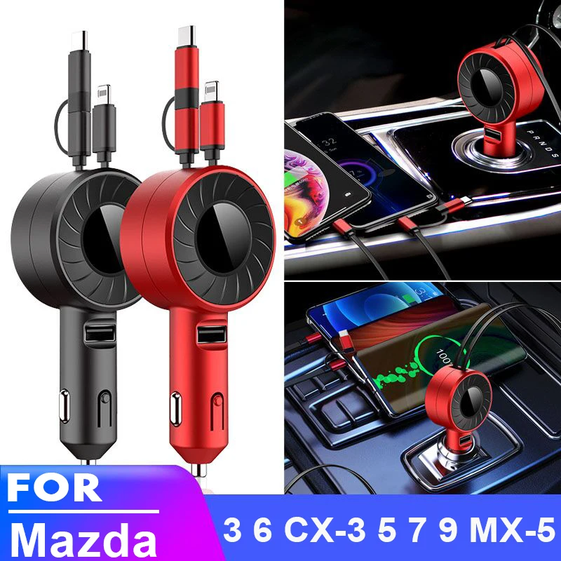 USB Type C Car Charger for iPhone Android HUAWEI HONOR Xiaomi POCO X3 Redmi Samsung Galaxy OnePlus for Mazda 3 6 CX-3 5 7 9 MX-5
USB Type C Car Charger for iPhone Android HUAWEI HONOR Xiaomi POCO X3 Redmi Samsung Galaxy OnePlus for Mazda 3 6 CX-3 5 7 9 MX-5
