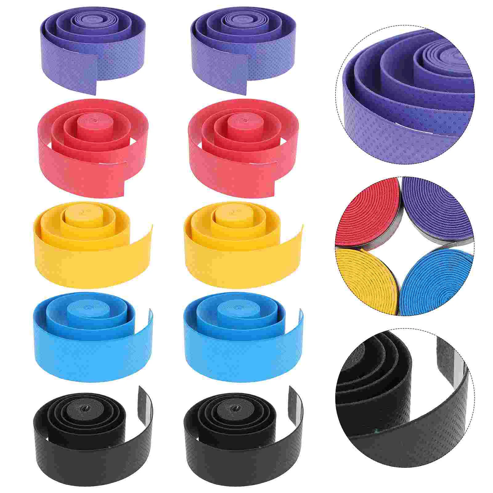 10 Pcs Drum Stick Tape Supplies Sports Grip Tape Overgrip Tennis Racket Drumstick Wrap Tape Tennis Grips
10 Pcs Drum Stick Tape Supplies Sports Grip Tape Overgrip Tennis Racket Drumstick Wrap Tape Tennis Grips