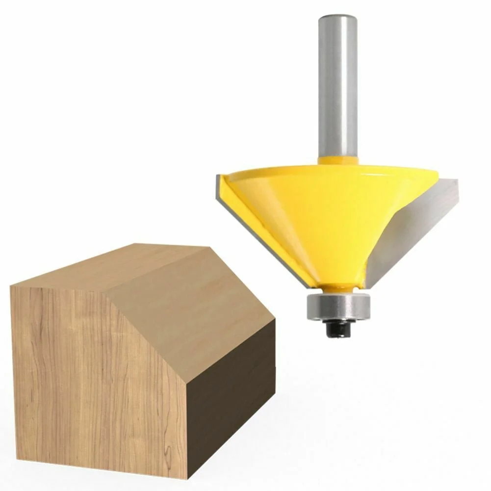 End Mill Edging Router Bits Cutting Tools 45 Degree 8mm Shank Carbide Tipped Chamfer & Bevel Hand Tool Universal
End Mill Edging Router Bits Cutting Tools 45 Degree 8mm Shank Carbide Tipped Chamfer & Bevel Hand Tool Universal