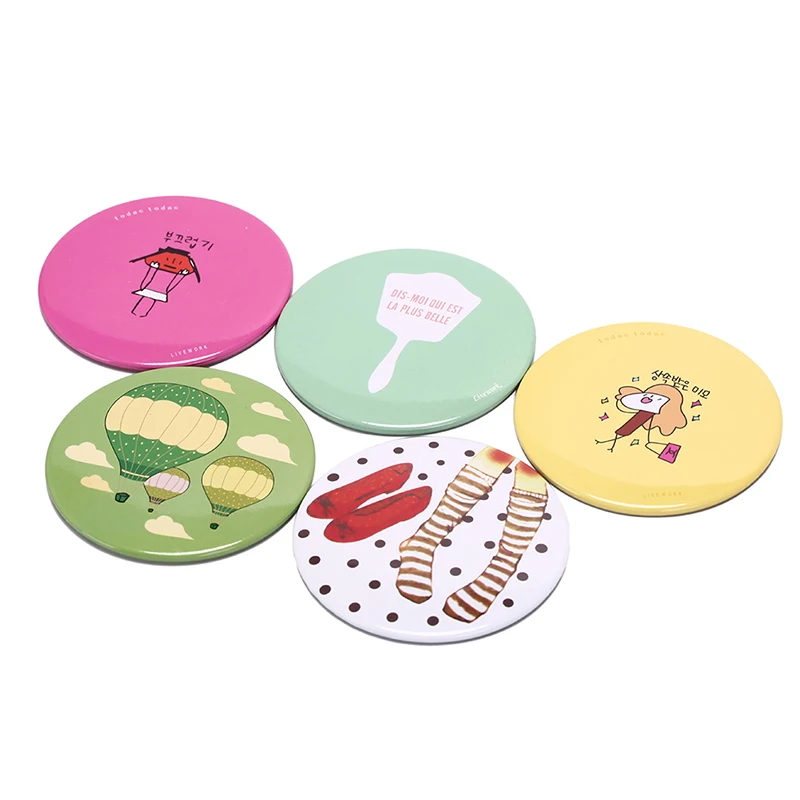 1pc Fashion Cute Mini Cartoon Small Round Mirror Portable Makeup Glass Mirror Creative Round Portable Princess Makeup Mirror
1pc Fashion Cute Mini Cartoon Small Round Mirror Portable Makeup Glass Mirror Creative Round Portable Princess Makeup Mirror