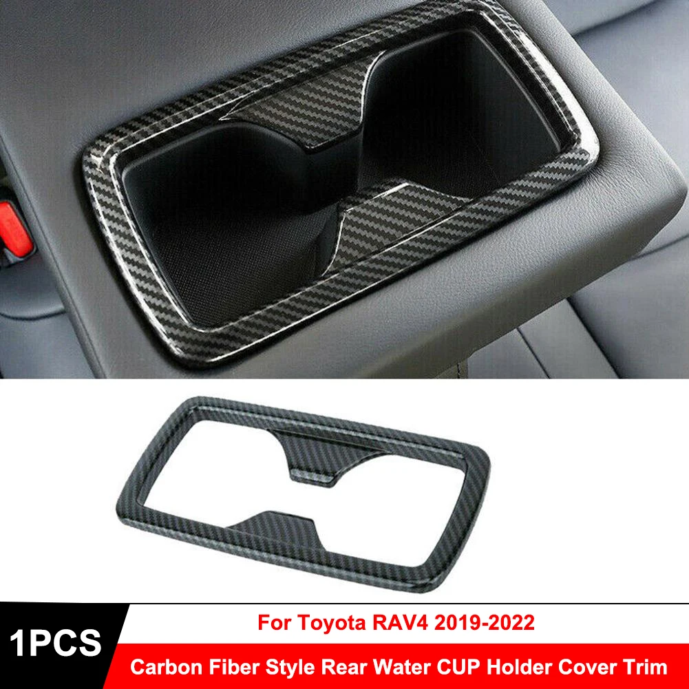 Carbon Fiber Rear Armrest Box Cup Frame Cup Holder Cover Decorative Interior Modification Patch For Toyota RAV4 2019 - 2022
Carbon Fiber Rear Armrest Box Cup Frame Cup Holder Cover Decorative Interior Modification Patch For Toyota RAV4 2019 - 2022