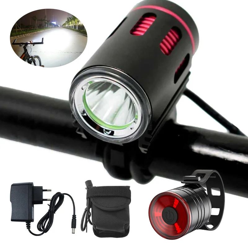 Bicycle Front Light 3000 Lumens Bike Accessories XM-L2 LED Bike Flashlight Rechargeable 18650 Battery Lights Waterproof Lamps
Bicycle Front Light 3000 Lumens Bike Accessories XM-L2 LED Bike Flashlight Rechargeable 18650 Battery Lights Waterproof Lamps