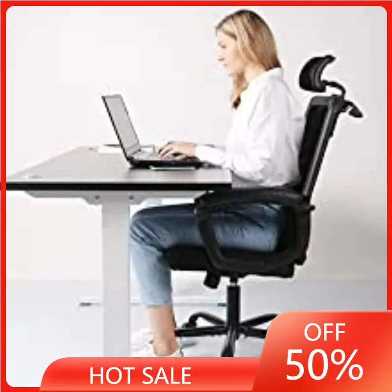 Back Ergonomic Mesh Desk Office Chair with Padding Armrest and Adjustable Headrest 
Back Ergonomic Mesh Desk Office Chair with Padding Armrest and Adjustable Headrest