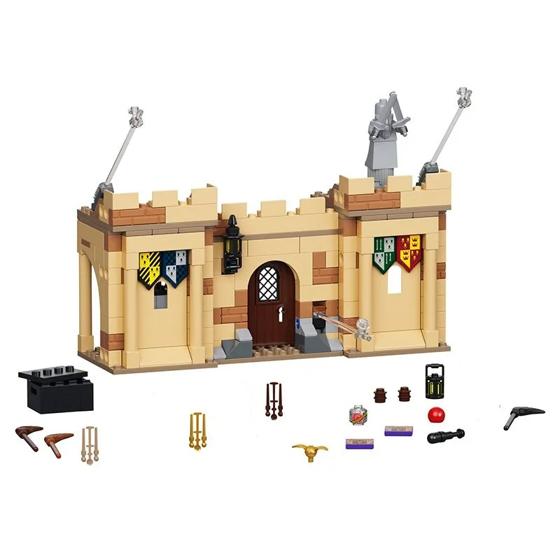 

DIY Movie Chamber Of Secrets And Great Hall Magic School MOC Compatible 76395 Hot Sale Model Building Blocks For Boys Girls Gift