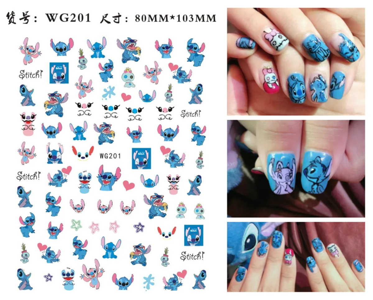 Disney Stitch Children's Nail Stickers Cute Frozen Princess Toys Accessories Cool Painting Girls Kawaii Cartoon Decoration Gift
Disney Stitch Children's Nail Stickers Cute Frozen Princess Toys Accessories Cool Painting Girls Kawaii Cartoon Decoration Gift