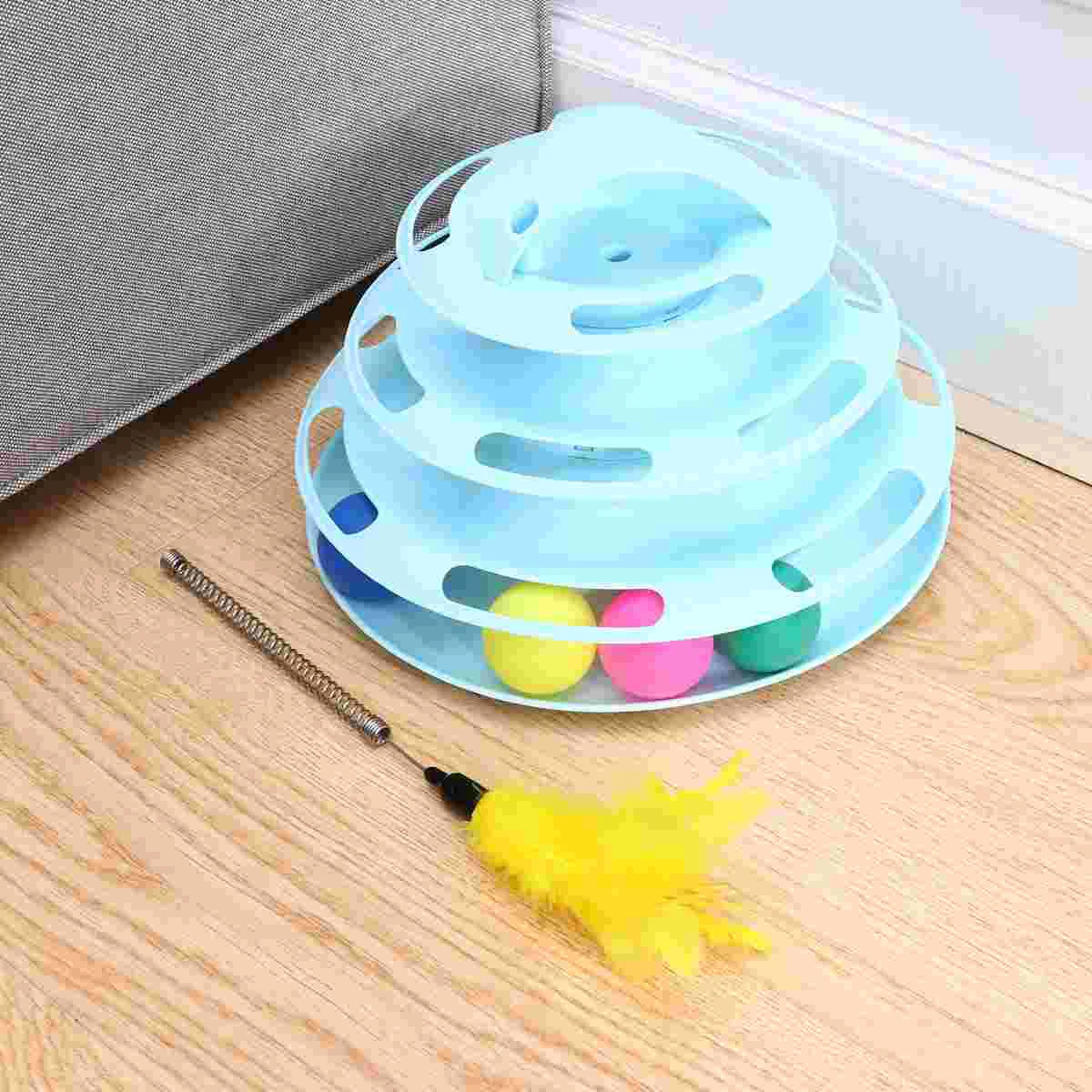 1pc Cat Toy Circle Track Four Layer Funny Exercising Durable Tool Supply for Mouse
1pc Cat Toy Circle Track Four Layer Funny Exercising Durable Tool Supply for Mouse