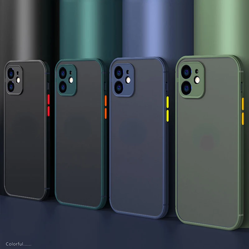 Shockproof Matte Bumper Phone Case For iPhone 11 13 12 Pro Max Mini X XR Xs 8 6 7 Plus Soft Silicone Transparent Cover
Shockproof Matte Bumper Phone Case For iPhone 11 13 12 Pro Max Mini X XR Xs 8 6 7 Plus Soft Silicone Transparent Cover