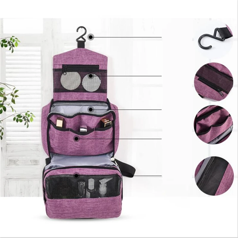 Women Men Travel Hanging Cosmetic Bag Makeup Necessary Toiletry Wash Organizer Beauty Vanity Make Up Pouch Luggage Accessories 
Women Men Travel Hanging Cosmetic Bag Makeup Necessary Toiletry Wash Organizer Beauty Vanity Make Up Pouch Luggage Accessories