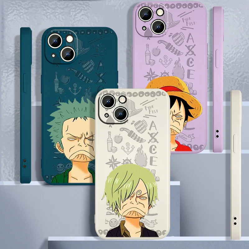Good looking One Piece Characters For Apple iPhone 12 13 Pro mini Pro Max X XR XS XS MAX Liquid Silicone Cover Funda Phone Case
Good looking One Piece Characters For Apple iPhone 12 13 Pro mini Pro Max X XR XS XS MAX Liquid Silicone Cover Funda Phone Case